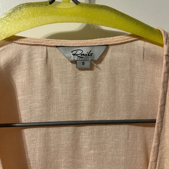 Rails wrap dress. Peach. Size small. - Picture 3 of 3